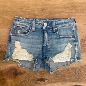 American Eagle Light Blue Shorts Sz 2